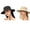 2-black/Beige, variant on UPF 50+ Wide Brim Bucket Hat with Neck Flap for Men & Women - Waterproof Sun Hat for Fishing, Hiking, Safari Outdoor Activities