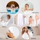 thumbnail image 5 of Toalla de baño usable para mujer, falda de baño con parte superior de tubo ajustable, adecuada para natación de belleza SPA, 5 of 5