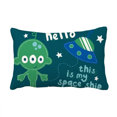 thumbnail image 1 of Universe And Alien Hello Alien Throw Pillow Lumbar Insert Cushion Cover Home Decoration, 1 of 3