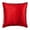 Red, variant on Euro Pillow Sham, Red European Pillow Shams 26x26 inch (65x65 cm), Velvet Euro Pillow Shams, Solid Color, Crystals, Border, Modern Euro Shams - Red Crystal Palace