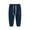 Deep Blue, variant on Bellafa Kids Toddler Boys Cotton Fall Sweatpants Cartoon Dinosaur Jogger Pants Casual Elastic Lounging Trousers With Zipper Pocket 2T