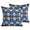 Blue, variant on Throw Pillow Covers 18x18 Inch Set of 2 Blue Aztec Boho Decorative Pillows Cushion Case Soft Square Pillowcases Tribal Geometric Pattern Throw Pillows for Couch Sofa Bed Chair Home Decor