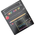 thumbnail image 1 of Double Sided School Chalkboard with Smooth Edges Blackboard Planner for Back to School Decor and Photography Prop Use, 1 of 1