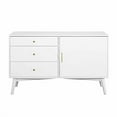 thumbnail image 2 of angelo:HOME 52" Mid-Century TV Console - White, 2 of 9