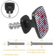 thumbnail image 2 of 4 Pcs Cabinet Handle Drawer Pulls Anchor Knobs with Screws Square Furniture Office Cabinet Knob Decoration, 2 of 5