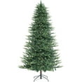thumbnail image 2 of Lujan 6.5ft Prelit Aritificial Christmas Tree with 921 Branch Tips, 500 Warm Lights and Metal Stand, 48" wide Realistic Nordic Christmas Tree with Lights by Naomi Home, 2 of 11