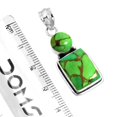 thumbnail image 2 of Copper Green Turquoise Women Jewelry 925 Sterling Silver Pendant, 2 of 4