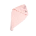 thumbnail image 4 of Unique Bargains 1pc Water-absorbent Cartoon Embroidery Hair Towel 25.59"x 9.84" Pink, 4 of 5