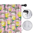 thumbnail image 4 of Blackout Kids Curtains,Pink Hedgehog Rose Pattern Childrens Insulated Curtains Set Of 2,Bedroom Essentials,Toddler Room Decor 42"x54", 4 of 5