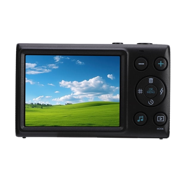 Cámara Digital 4K, Pantalla De 2,8 Pulgadas Cámara Compacta De Apuntar Y Disparar Compatible Con Hasta 128 GB Luz De Relleno Incorporada Para Fotografía