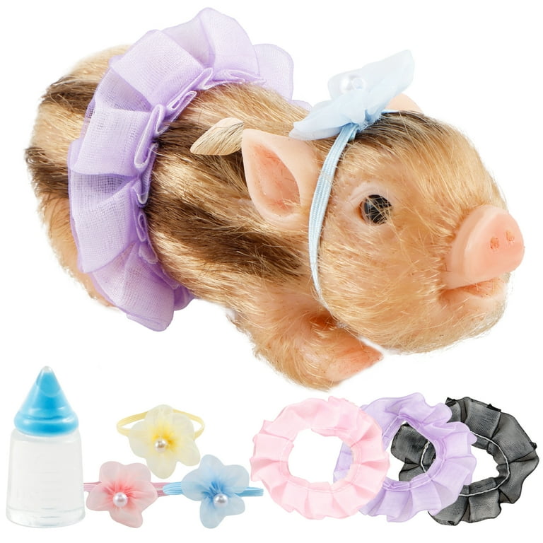 Jokpay Silicone Pig Toy, Inches Soft Mini Realistic Silicone