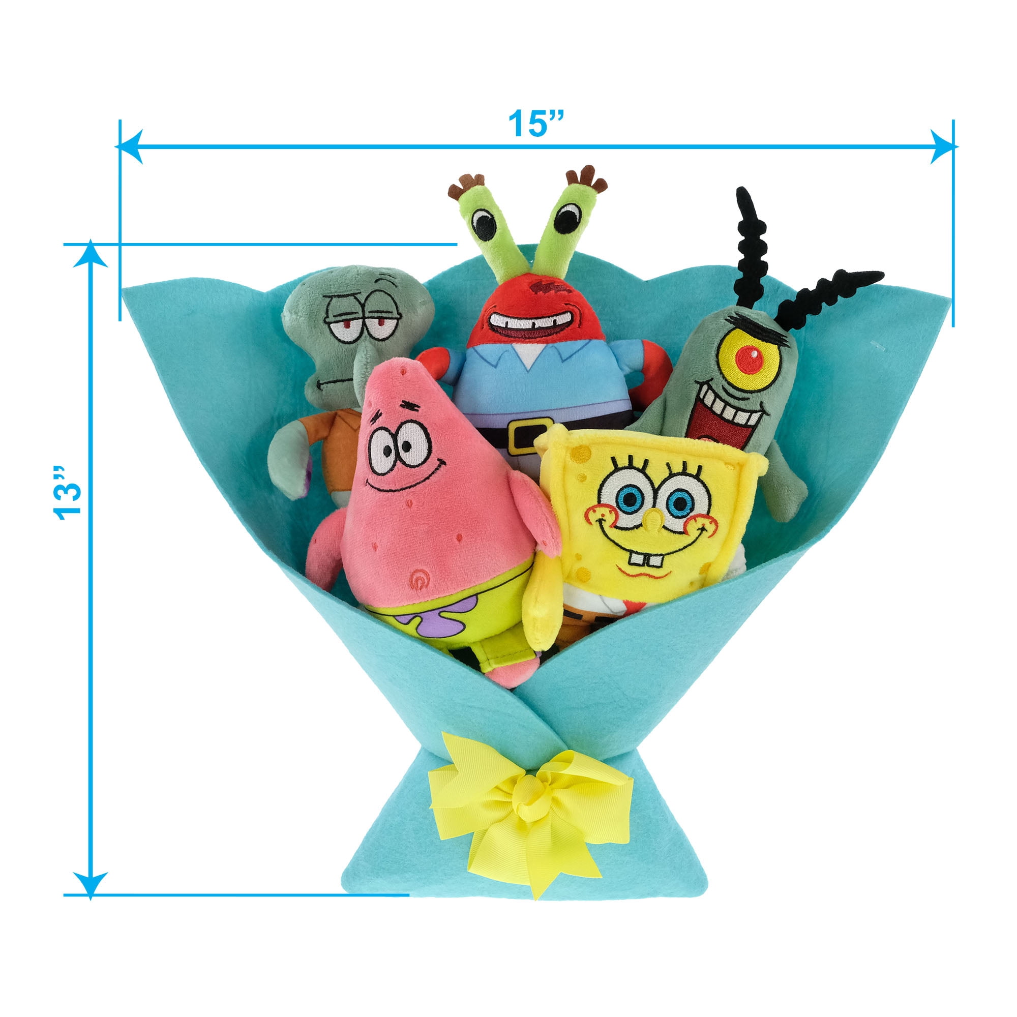 Large Spongebob Plush Bouquet, 13", Valentine's Day by Ruz