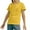 Yellow, variant on Big Girls Solid Short Sleeve Heart Pocket T Shirt, Sizes 2-15
