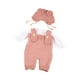 thumbnail image 2 of Ropa para muñecas de niña, viste a tu muñeca, ropa y accesorios para muñecas, trajes de pantalones para muñecas, lindo traje con ropa para muñecas de rosa, 2 of 8