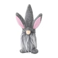 thumbnail image 3 of B Conejito de Pascua Gnomo conejo hecho a mano juguetes de peluche para adornos de muñecas niños Pascua diciembre, 3 of 5