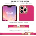 thumbnail image 2 of Compatible with iPhone 14 Pro Case, Adjustable Wristband Kickstand Scratch Resistant Shockproof Slim Fit Soft TPU Protective Phone Cover for iPhone 14 Pro 6.1"-Hot Pink, 2 of 7