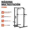 thumbnail image 2 of Maquina Smith Altera Jaula De Poder Gimnasio 3 Estaciones, 2 of 8