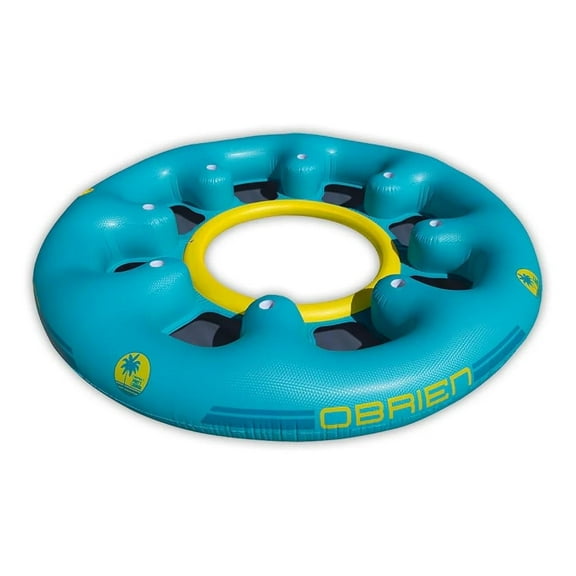 O'Brien 8 Person Floating Party Lounge for Pools, Lakes and Rivers