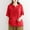Red, variant on Njoeus Women's Comfy Cotton Embroidered Shirts Causal V-Neck Summer Tunic Tops Lightweight Blouses M-3XL