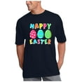 thumbnail image 3 of VerPetridure Easter Day Shirts Short Sleeve Printed Tee Tops Bunny T-Shirt Classic-Fit 2021 Easter Eggs Happy Easter Print Men and Women Loose Plus Size Short Sleeve, 3 of 7