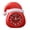 Red santa hat, variant on Zeiwohndc Holiday Cartoon Clock With Quiet Mechanism Portable Plastic Wall Table Decors