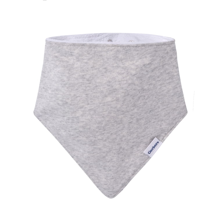 Gerber Neutral Cotton Bandana Bibs, 3-Pack photo 5