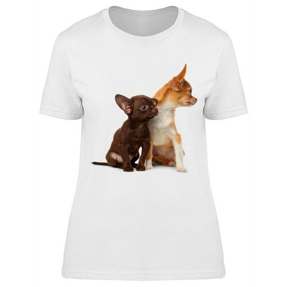 Distracted Chihuahuas T-Shirt Women -Image by Shutterstock, Female Small