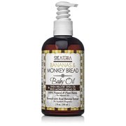 Shea Terra Organics Mama and Baby Collection | Bananas & Monkey Bread Baby Oil | Non Toxic All Natural Baobab and Shea Butter Oil for Cradle Cap, Rashes, Diaper Area and Dry Skin Relief ? 8oz
