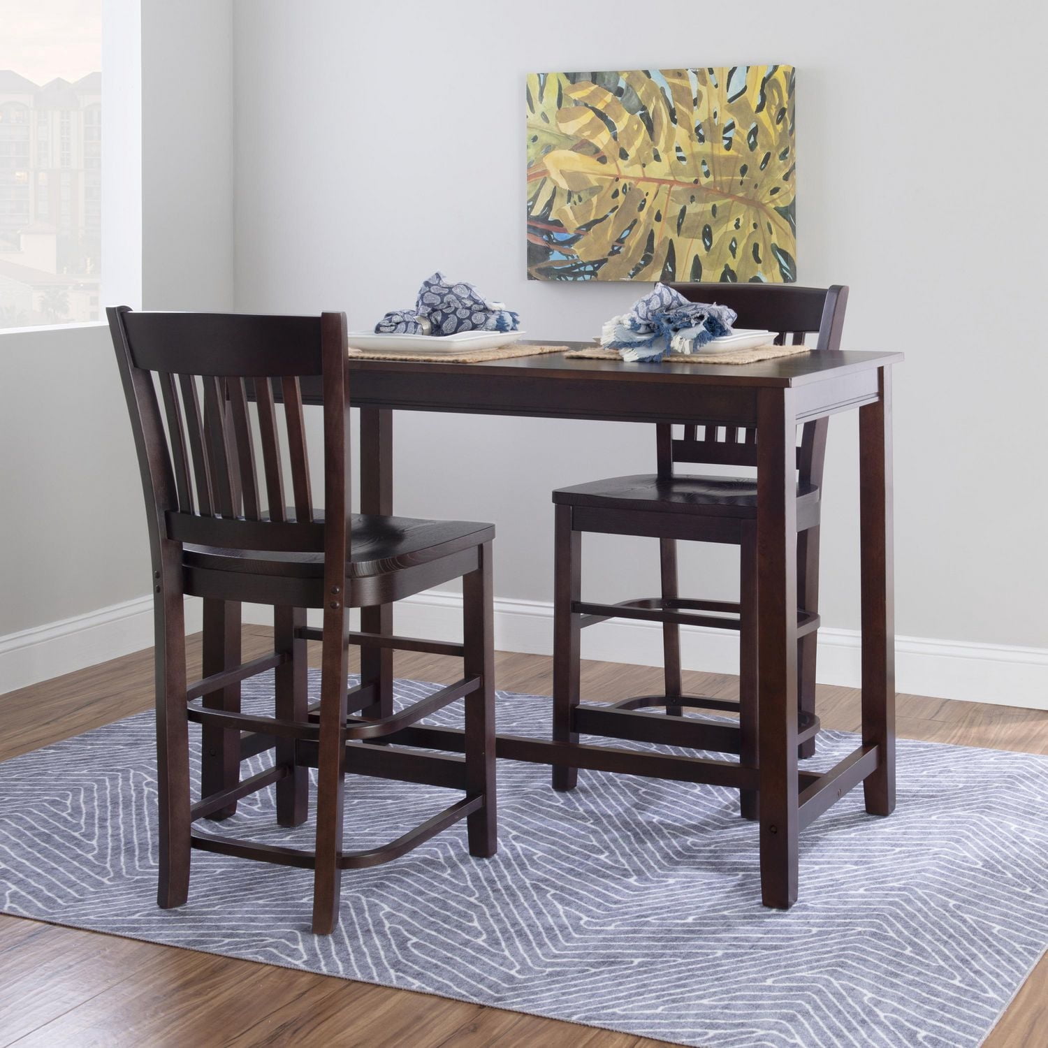 Warren Counter Height Pub Table, Brown