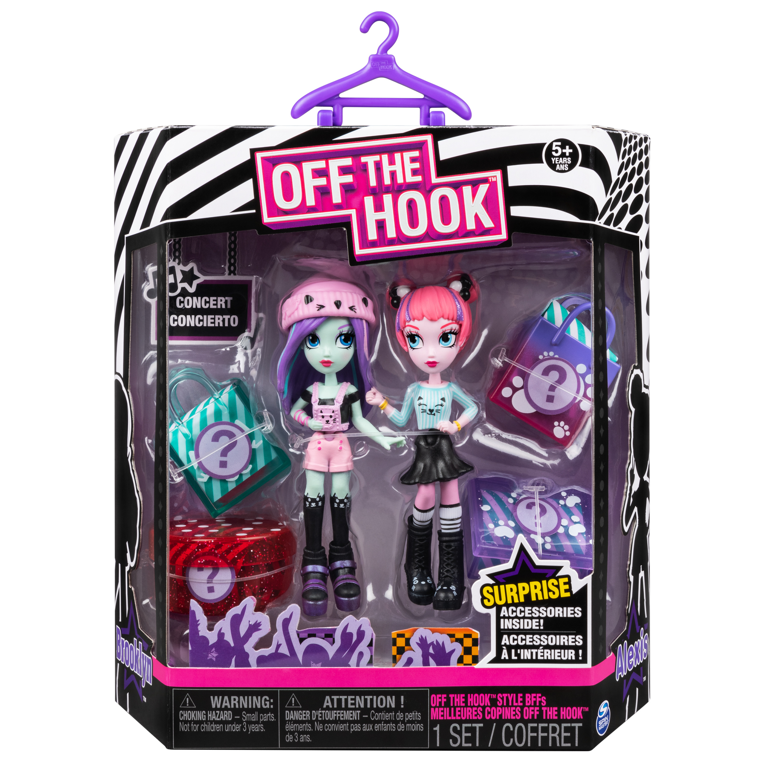Off The Hook Style BFFs Brooklyn & Alexis Fashion Doll Playset, 6 Pieces Included - image 3 of 8