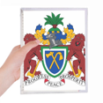 thumbnail image 1 of Gambia Africa National Emblem Notebook Loose Diary Refillable Journal Stationery, 1 of 3