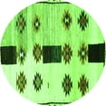 thumbnail image 1 of Ahgly Company Indoor Round Southwestern Green Country Area Rugs, 6' Round, 1 of 1