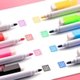 thumbnail image 4 of Fine Tip Marker Pen with Cap and Eraser for Whiteboards and Drawing Colorful, 4 of 4
