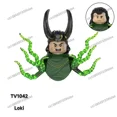 thumbnail image 3 of TV6206 Marvel Spider-Man Iron Man Capitán América Loki ladrillos personaje de dibujos animados bloque de construcción regalo de cumpleaños X0273 G0162, 3 of 5
