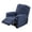 Navy blue, variant on LAMIRO Recliner Chair Cover 4 Piece Stretch Recliner Slipcover with Side Pocket Light Gray Recliner Couch Cover Soft Durable Furniture Protector for Recliner Chairs Easy to Install and Clean
