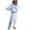 White, variant on qolati Women's 2023 Fall Tow Piece Outfit Long Sleeve Oversized Cropped Hoodie Sweatshirts with Elastic Waist Long Pants Tracksuit Casual Sweatsuits Jogger Set