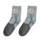 thumbnail image 1 of Calcetines de algodón de primavera para mujer, medias con adorno de volantes y burbujas, estilo Pastoral japonés de Harajuku, Retro, colorido, estampado Floral, 1 of 5