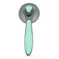 thumbnail image 3 of Dog Slicker Brush, Easy Cleaning Promotes Circulation Stainless Steel Needle Self Cleaning Dog Brushes  For Dogs Grey,Pink,Green, 3 of 8