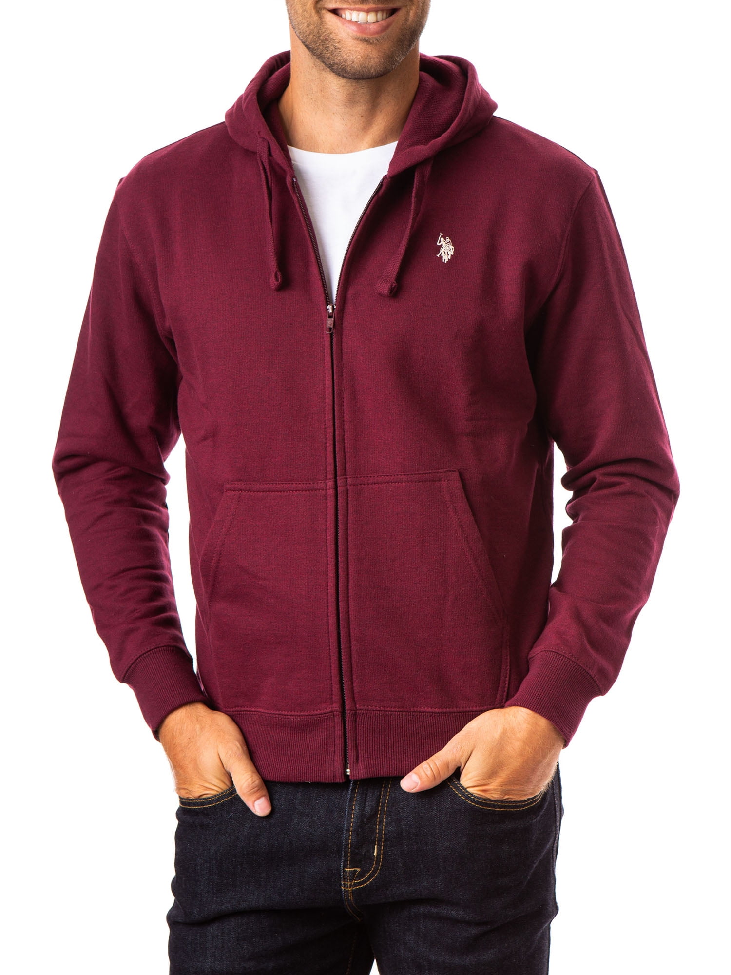 U.S. Polo Assn. Men's Fleece Full Zip Hoodie