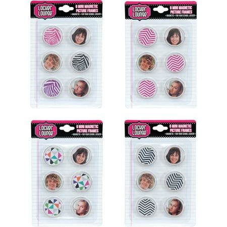 Locker 6-Piece Magnetic Set, Assorted