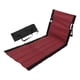thumbnail image 5 of Respaldo de camping plegable, cómodo cojín para asiento de playa, fácil de transportar, asiento de suelo Rojo oscuro, 5 of 8