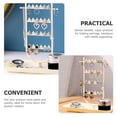thumbnail image 2 of Raindrops  Necklace Holder Stand Bracelet Holders Earring Mounted Beige, 2 of 8