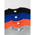 thumbnail image 4 of PureChapter 4 Pack Boys T Shirts Short Sleeve Crewneck Graphic Tees Set for Big Boys Summer Clothes, 4 of 7