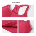 thumbnail image 5 of Spaghetti Strap Tank Top Loose Fit V Neck Crop Workout Camisole With Built-In Bra Comfort Workout Tank Tops Woman Pink L, 5 of 5