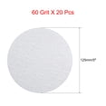 thumbnail image 2 of Unique Bargains 20 Pcs 5-Inch Aluminum Oxide White Dry Hook and Loop Sanding Discs 60 Grit, 2 of 3