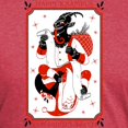 thumbnail image 3 of CafePress - Happy Christmas Krampus T Shirt - Mens Tri-blend T-Shirt, 3 of 4
