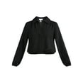 thumbnail image 5 of Sofia Jeans Women's and Women's Plus Utility Blouse with Long Sleeves, Sizes XS-4X, 5 of 5