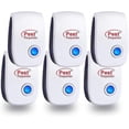 thumbnail image 1 of Ultrasonic Insect Rodent Repeller 6 Pack, Indoor Electronic Insect Repeller, Ifor Mosquitoes/Cockroaches/Mice/Spiders/Flies, 1 of 5