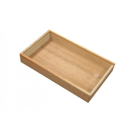 5 Cigar Promotional Ceder Lined Wooden Structure Box with Clear Slide