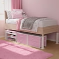 thumbnail image 3 of Stackable Storage Drawers Closet Organizers and Storage Fabric White 2 Drawer Dresser for Bedroom Modern Pink, 3 of 15